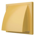 Выход стенной КФВ ERA STREETLINE фланец D100 обр.клапан 150x150 ASA Beige